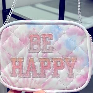 Tie Dye Be Happy Purse